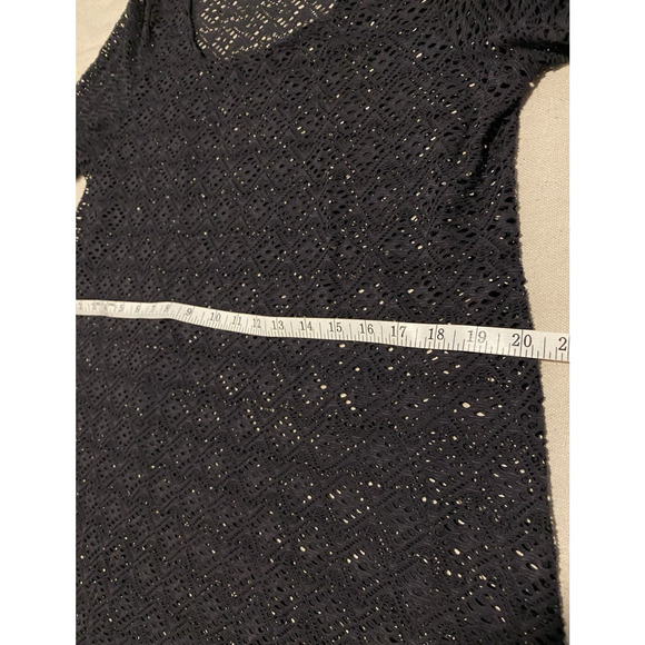 Miraclesuit Swim Coverup Womens Large Stretch Lace Mesh Dark Fairy Festival Boho - Picture 13 of 16